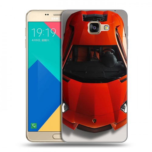 Дизайнерский силиконовый чехол для Samsung Galaxy A9 Lamborghini