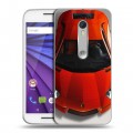 Дизайнерский пластиковый чехол для Lenovo Moto G Lamborghini