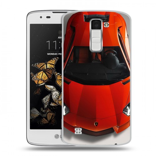 Дизайнерский пластиковый чехол для LG K8 Lamborghini