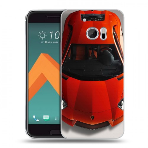 Дизайнерский пластиковый чехол для HTC 10 Lamborghini