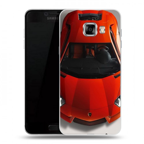 Дизайнерский пластиковый чехол для Samsung Galaxy C5 Lamborghini