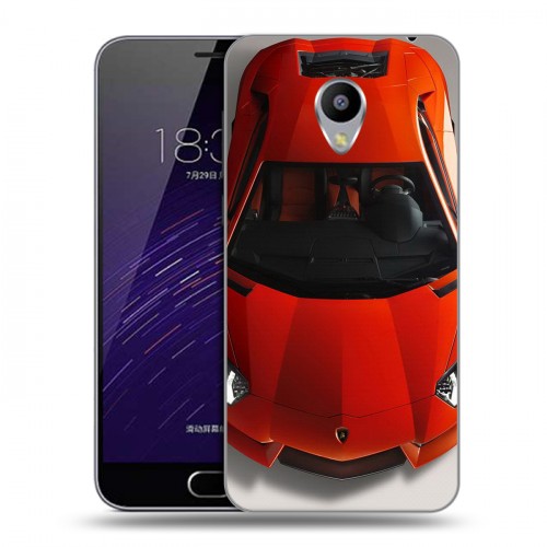 Дизайнерский силиконовый чехол для Meizu M3s Mini Lamborghini