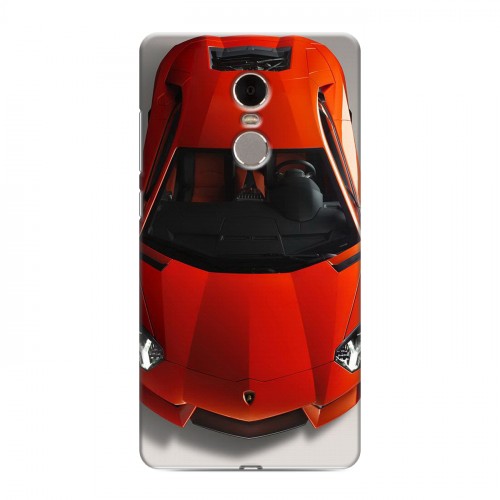 Дизайнерский силиконовый чехол для Xiaomi RedMi Note 4 Lamborghini