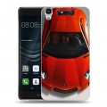 Дизайнерский пластиковый чехол для Huawei Y6II Lamborghini