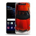 Дизайнерский пластиковый чехол для Huawei P10 Lamborghini