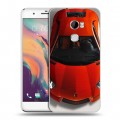 Дизайнерский пластиковый чехол для HTC One X10 Lamborghini