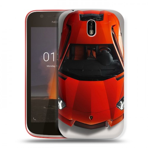 Дизайнерский пластиковый чехол для Nokia 1 Lamborghini