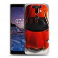 Дизайнерский пластиковый чехол для Nokia 7 Plus Lamborghini