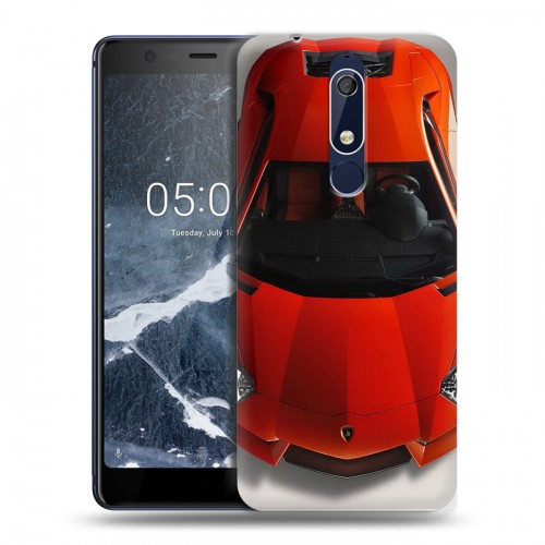 Дизайнерский пластиковый чехол для Nokia 5.1 Lamborghini