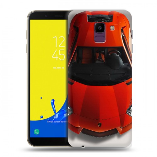 Дизайнерский пластиковый чехол для Samsung Galaxy J6 Lamborghini