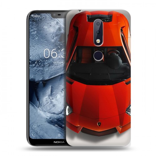 Дизайнерский пластиковый чехол для Nokia 6.1 Plus Lamborghini