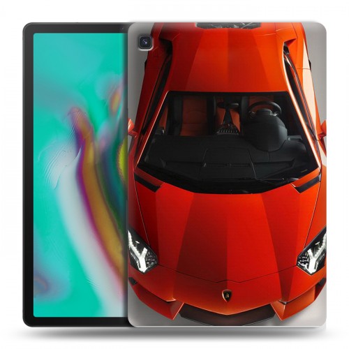Дизайнерский силиконовый чехол для Samsung Galaxy Tab S5e Lamborghini