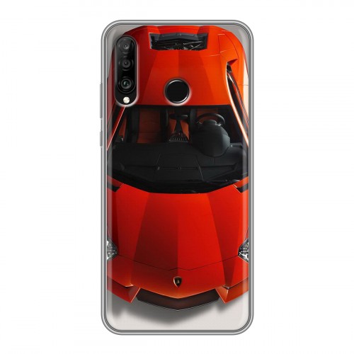 Дизайнерский силиконовый чехол для Huawei P30 Lite Lamborghini