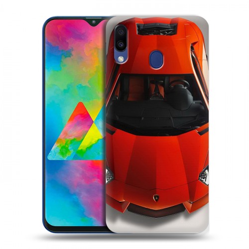 Дизайнерский пластиковый чехол для Samsung Galaxy M20 Lamborghini