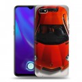 Дизайнерский силиконовый с усиленными углами чехол для OPPO A1k Lamborghini