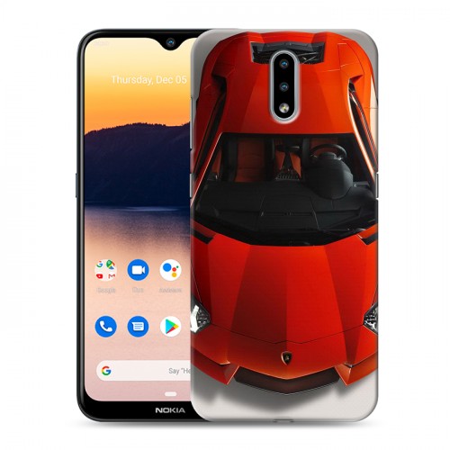 Дизайнерский пластиковый чехол для Nokia 2.3 Lamborghini