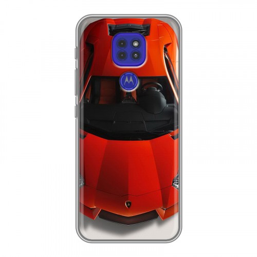 Дизайнерский силиконовый чехол для Motorola Moto G9 Play Lamborghini