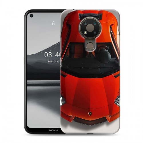 Дизайнерский пластиковый чехол для Nokia 3.4 Lamborghini
