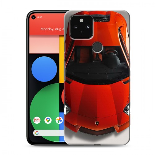 Дизайнерский пластиковый чехол для Google Pixel 5 Lamborghini