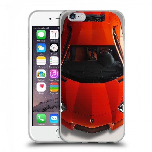 Дизайнерский пластиковый чехол для Iphone 6/6s Lamborghini