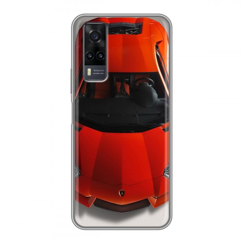 Дизайнерский силиконовый чехол для Vivo Y31 Lamborghini