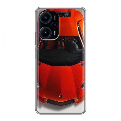 Дизайнерский силиконовый чехол для XIaomi Poco F5 Lamborghini