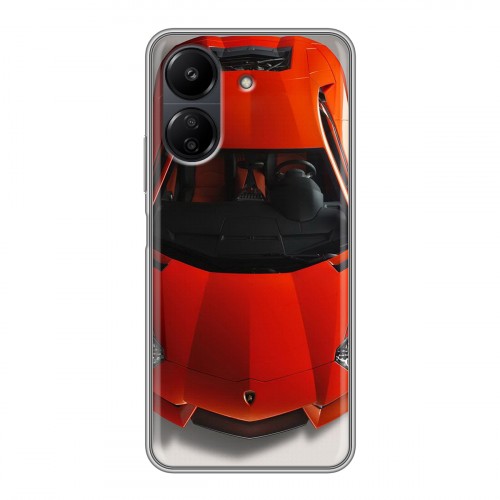 Дизайнерский силиконовый чехол для Xiaomi Poco C65 Lamborghini