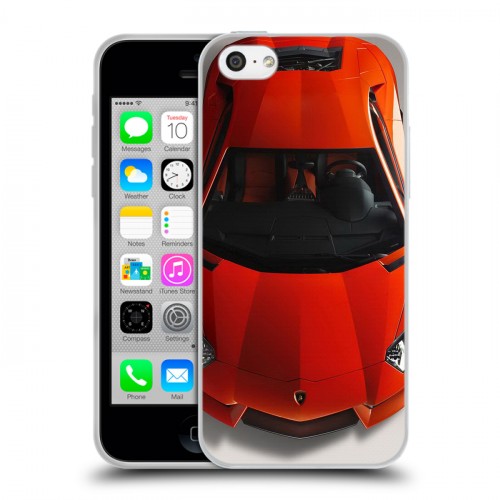 Дизайнерский пластиковый чехол для Iphone 5c Lamborghini