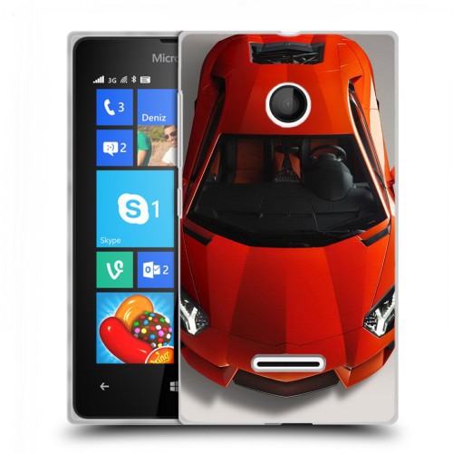 Дизайнерский пластиковый чехол для Microsoft Lumia 435 Lamborghini