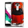 Дизайнерский пластиковый чехол для LG G4 Lamborghini