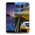 Дизайнерский пластиковый чехол для Nokia 7 Plus Lamborghini