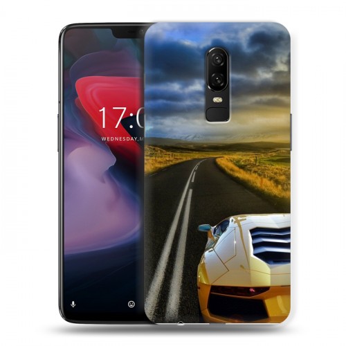 Дизайнерский пластиковый чехол для OnePlus 6 Lamborghini