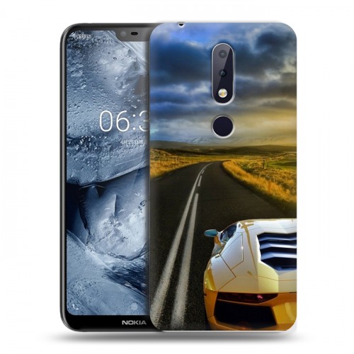 Дизайнерский силиконовый чехол для Nokia 6.1 Plus Lamborghini