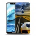 Дизайнерский пластиковый чехол для Nokia 5.1 Plus Lamborghini