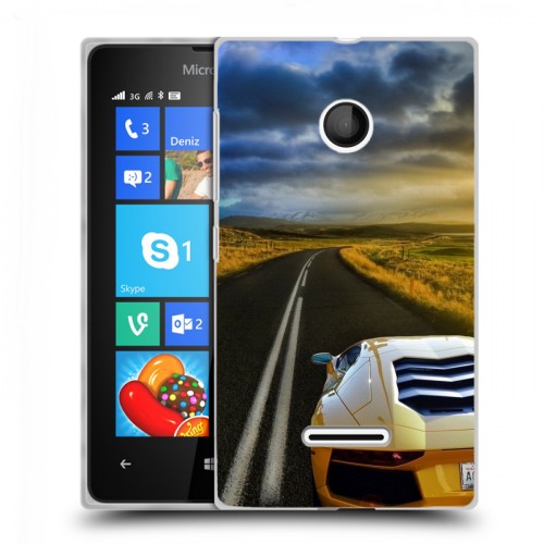 Дизайнерский пластиковый чехол для Microsoft Lumia 435 Lamborghini