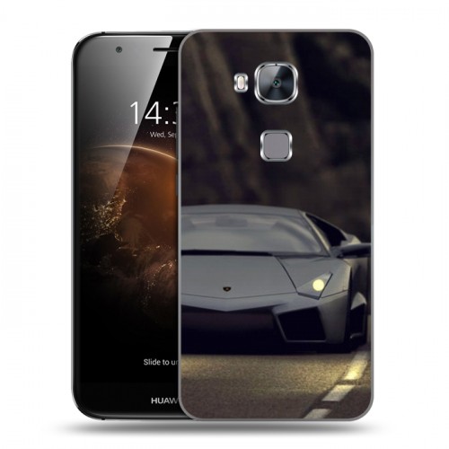 Дизайнерский пластиковый чехол для Huawei G8 Lamborghini