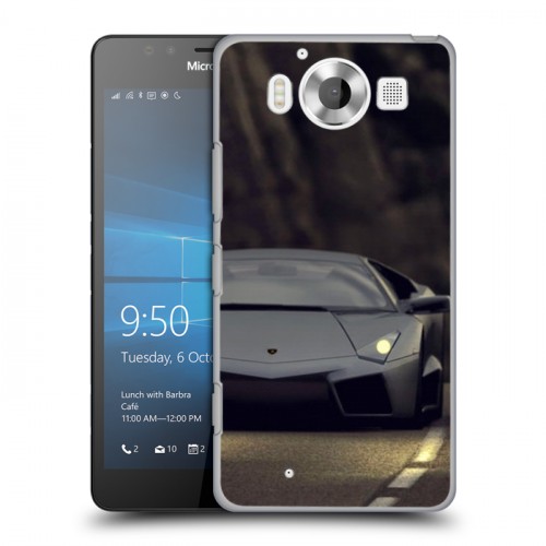 Дизайнерский пластиковый чехол для Microsoft Lumia 950 Lamborghini