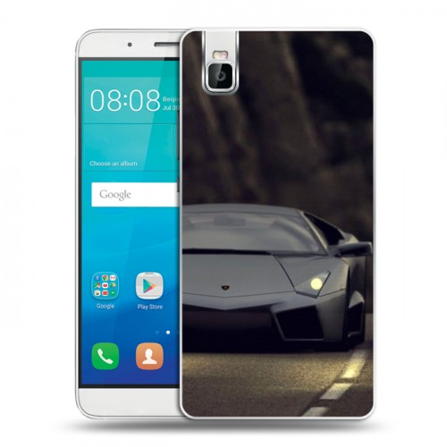 Дизайнерский пластиковый чехол для Huawei ShotX Lamborghini