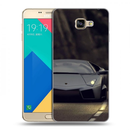 Дизайнерский силиконовый чехол для Samsung Galaxy A9 Lamborghini