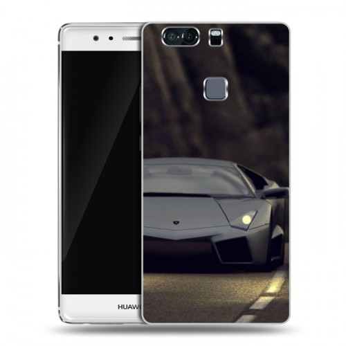 Дизайнерский пластиковый чехол для Huawei P9 Plus Lamborghini