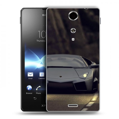 Дизайнерский пластиковый чехол для Sony Xperia TX Lamborghini