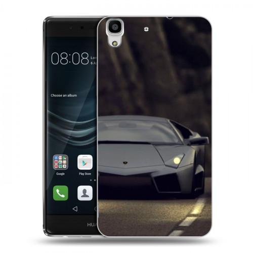 Дизайнерский пластиковый чехол для Huawei Y6II Lamborghini