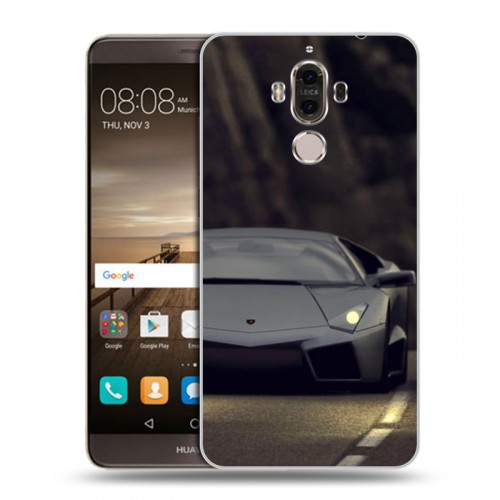 Дизайнерский пластиковый чехол для Huawei Mate 9 Lamborghini