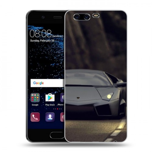 Дизайнерский пластиковый чехол для Huawei P10 Lamborghini