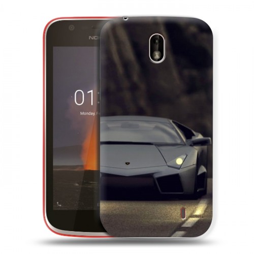 Дизайнерский пластиковый чехол для Nokia 1 Lamborghini