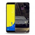 Дизайнерский пластиковый чехол для Samsung Galaxy J6 Lamborghini