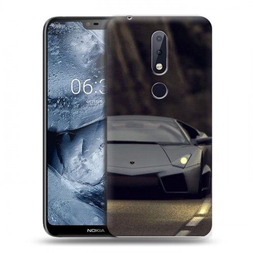 Дизайнерский пластиковый чехол для Nokia 6.1 Plus Lamborghini