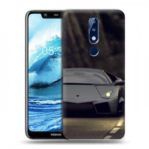 Дизайнерский пластиковый чехол для Nokia 5.1 Plus Lamborghini