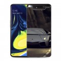 Дизайнерский пластиковый чехол для Samsung Galaxy A80 Lamborghini