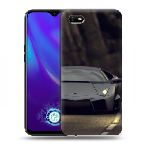 Дизайнерский силиконовый с усиленными углами чехол для OPPO A1k Lamborghini